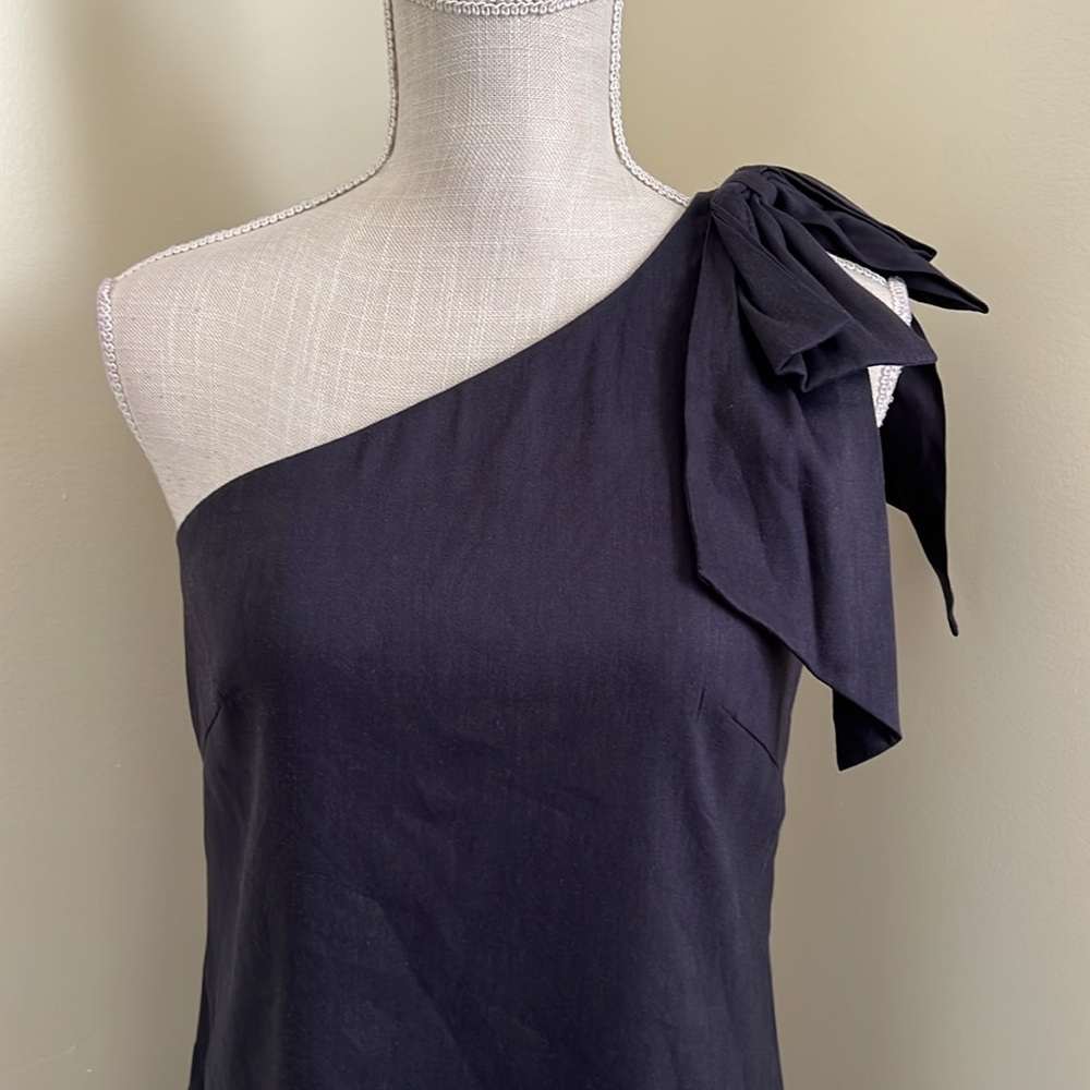 ๐ ANTONIO MELANI Asymmetrical Tie Front Cocktail - Picture 4 of 13